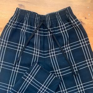 Wilfred Plaid Wide Leg Pant
